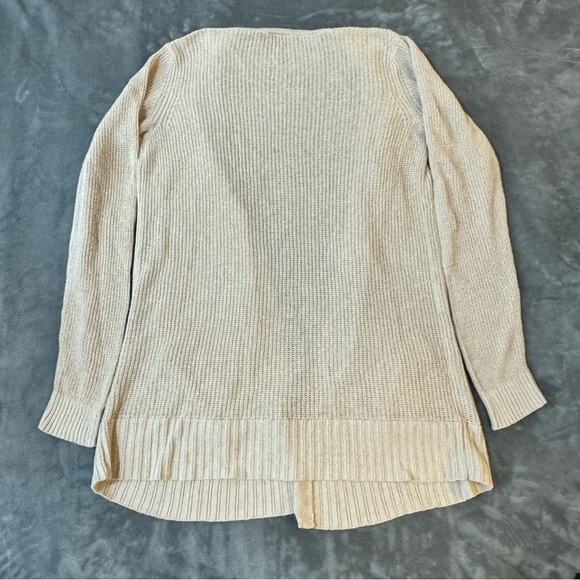 Ann Taylor Beige Linen Blend Open-Front Cardigan

#1287 - Picture 5 of 6